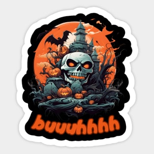 Buuhhhh-Halloween Haunt Sticker